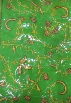 Chinon Sozan Work Saree -Green